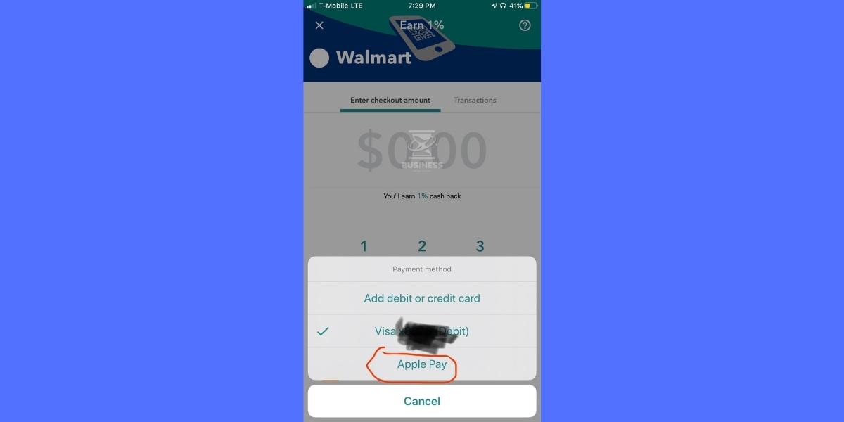 how does walmart take apple pay